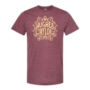 "Suits" Logo Tee- Heather Burgundy